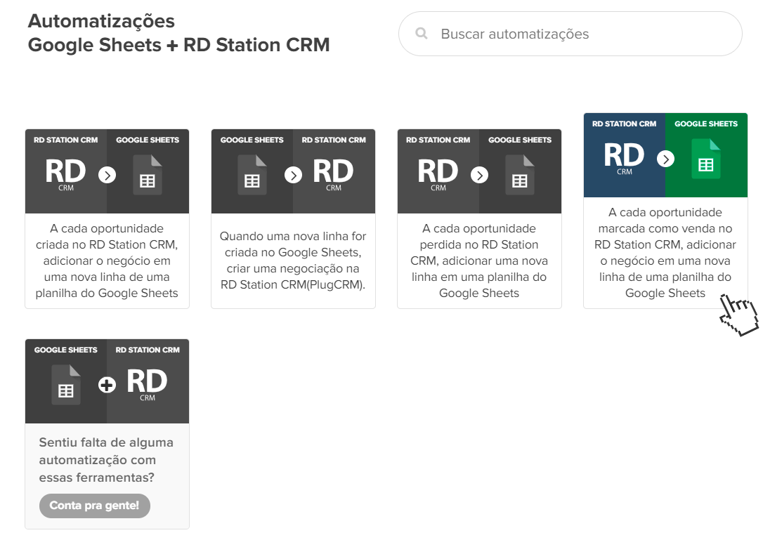 Integra O Rd Station Crm E Google Sheets Planilha Google Passo A