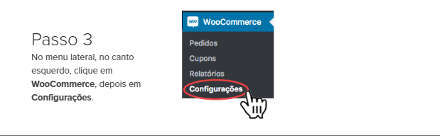 Aba Avançado nas configurações do WooCommerce