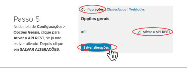 Botão Adicionar chave na página de gerenciamento de API do WooCommerce