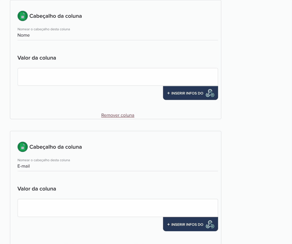 Processo de mapeamento de campos do webhook da Monetizze na Pluga
