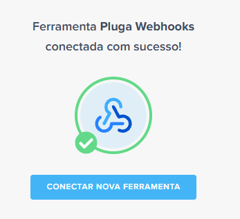 Botão para conectar nova ferramenta