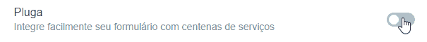 Ativação da integração Pluga no Respondi