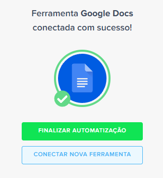 Botão salvar e continuar após mapeamento de campos